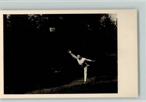 Steinstossen Foto AK
