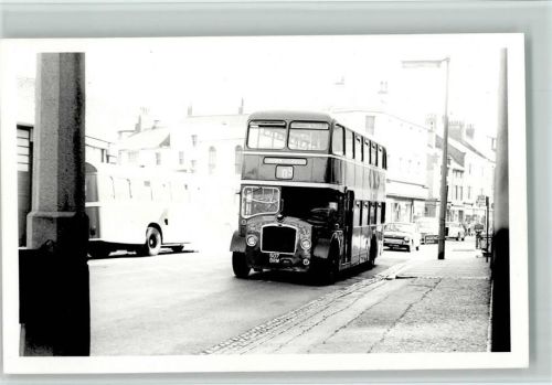 Privatfoto - ca 1957 Doppeldecker Bus im Nahverkehr