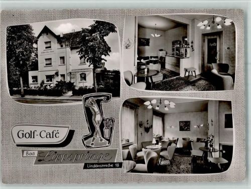 Bad Lippspringe Cafe Golf Gasthaus Hotel Verlag Eugen Schade