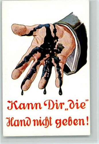 Kann Dir die Hand nicht geben, alles voll Tinte Nr. 4241 AK