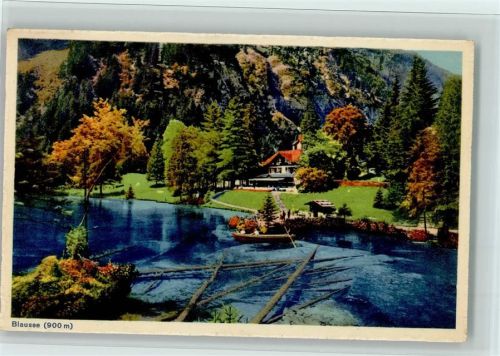 Blausee Ruderboot