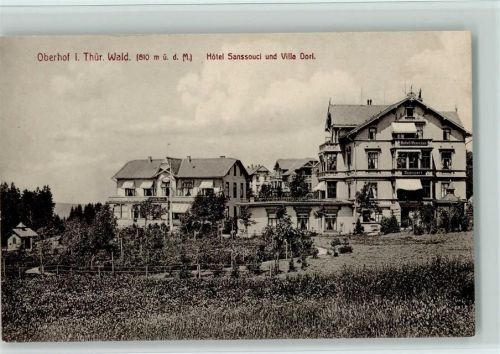 98559 O6055 Oberhof , Thüringen - Hotel Sanssouci Villa Dorl