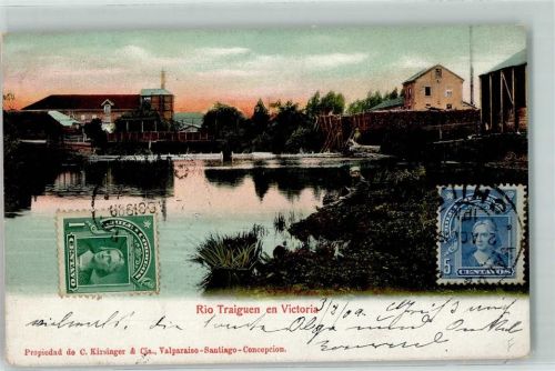 Valparaiso 1909 Rio Traiguen en Victoria
