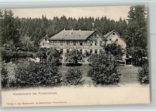 Friedrichroda Logir- u. Pensionshaus Klostermühle