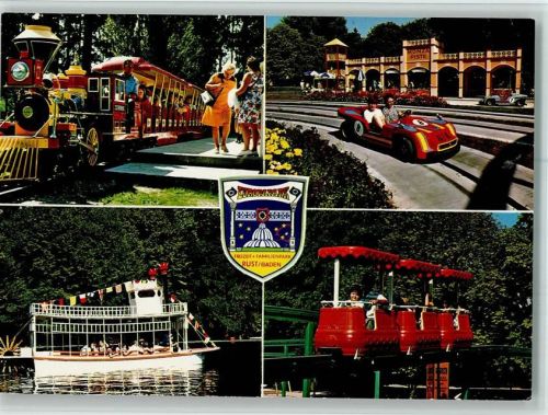 Rust Europa-Park Monza- Western- und Einschienenbahn Mississippi-Raddampfer 4-Bidlaufnahme