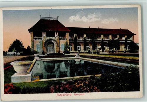 Magdeburg 1915 Rennplatz - Gebäude