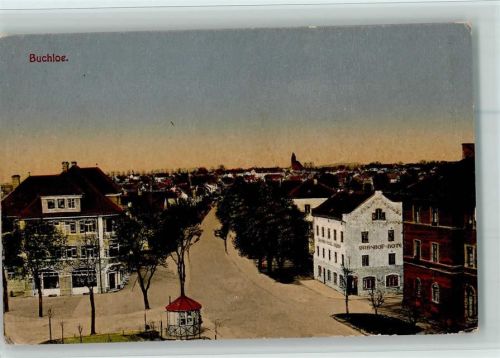 Buchloe 1917 Bahnhof Hotel , Kiosk , gute Erhaltung AK