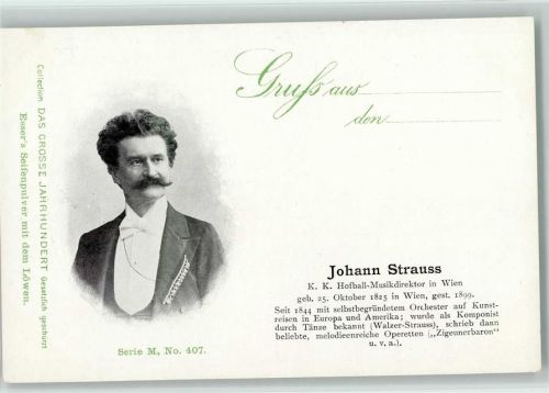 1900 Das Grosse Jahrhundert Serie M, No 407 AK