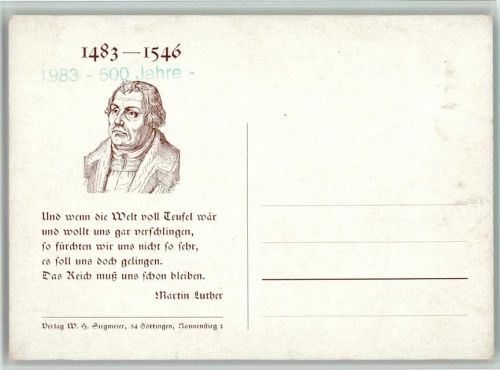 500 Jahre Luther 1983 AK