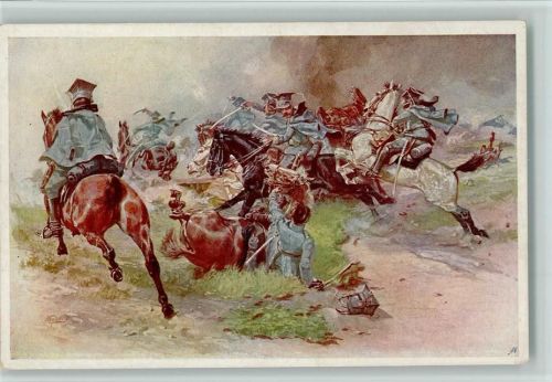 Nr. 265 Rotes Kreuz Kriegsfürsorgeamt WK I - Gefechte - Rittmeister Dunin Wasowicz fand den Heldentod