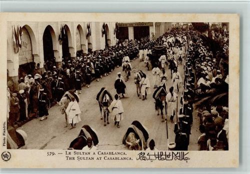 Nr. 579 The Sultan at Casablanca ca 1930 - Ereignis