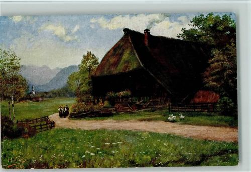 Schwarzwaldhäuser - Haus des Bürgermeisters - Serie I Blatt 1 AK