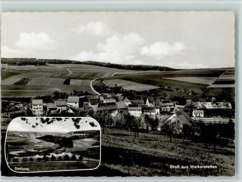 Weikerstetten Siedlung und Teilansicht, gute Erhaltung AK
