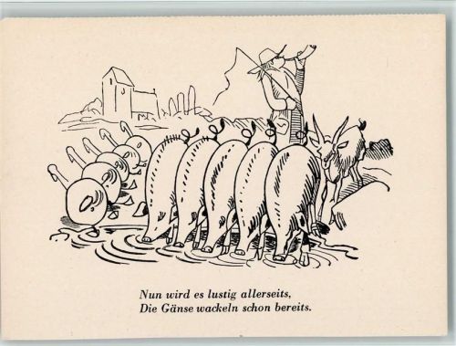 Kalender 1954 AK Der Geburtstag