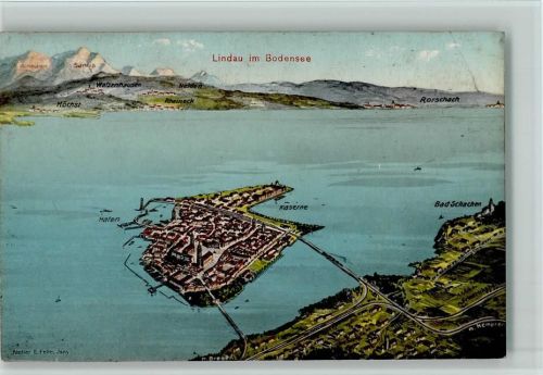Lindau Kaserne - Vogelschau - Atelier E. Felle