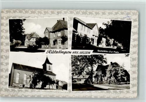 Rätzlingen Gaststätte zur Post Kirche
