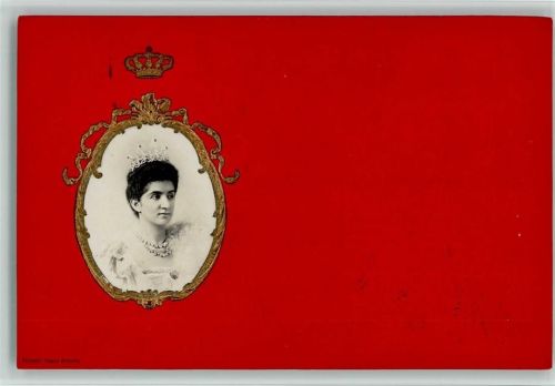 Italien Adelfoto im Präge Bilderrahmen - rote Karte