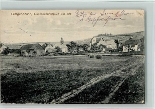 Lettgenbrunn 1916 Teilansicht, I , Eckknick