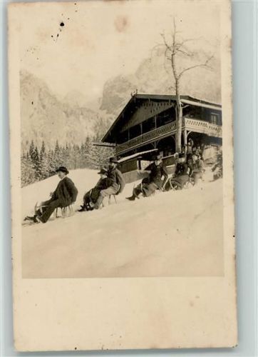 1900 Schlittenfahrt