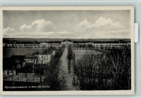Wels Alpenjägerkaserne Hakenkreuzstempel WK II