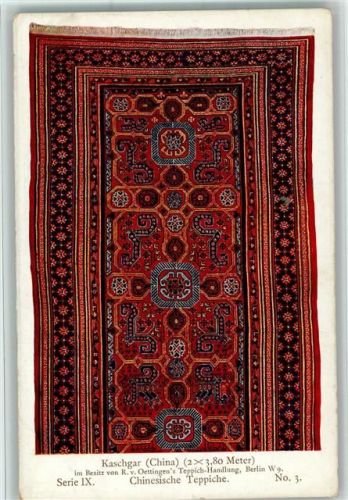 Serie I X Nr. 3 Meisterstücke orientalischer Knüpfkunst in Bildern AK Teppich