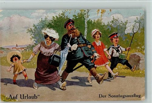 1918 Serie 153-8 - WK I Auf Urlaub