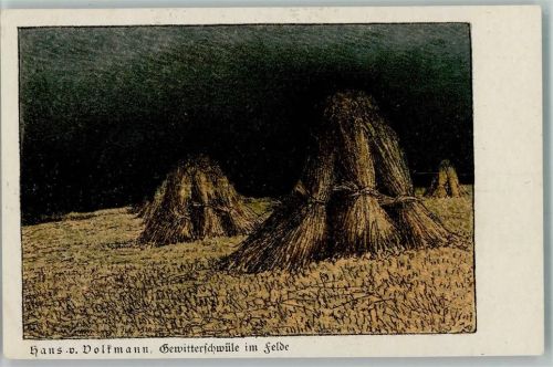 Deutsche Graphiker Nr. 15 Hans Volkmann Nr. 6 AK