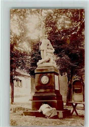 67595 W6521 Bechtheim , Rheinhess 1908 Foto AK Kriegerdenkmal , gute Erhaltung AK