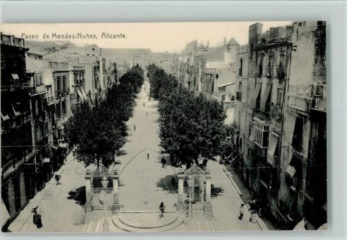1912 Paseo de Mendez-Nunez , sehr gute Erhaltung AK