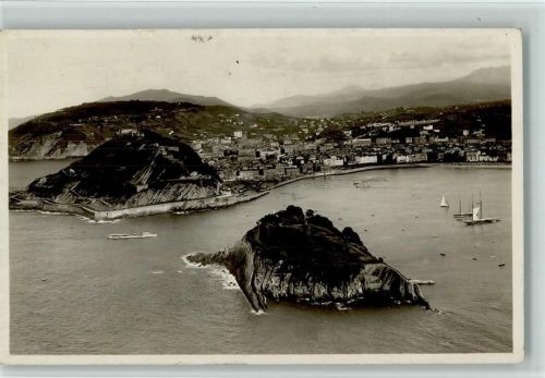 San Sebastian Blick nach San Sebastian