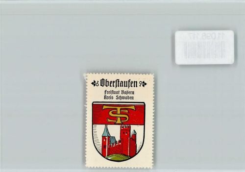 Oberstaufen Vignette Wappen Kaffee Hag ca 1920-1940
