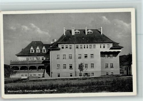 Coswig Wettinstift-Rentnerheim Hofseite Feldpoststempel