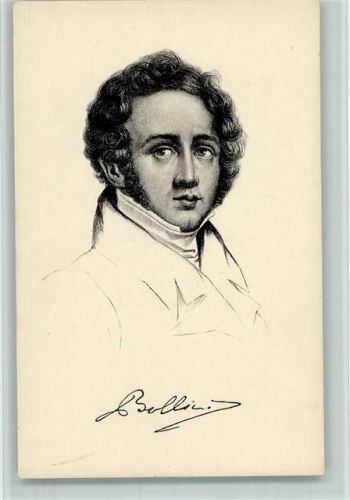 Nr. 48589 Vencenzo Bellini - Komponisten AK