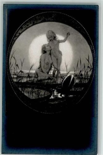 Nr. 3 Jugendstil - "Vom Himmel" Mutter uns Sohn - Erotik Akt