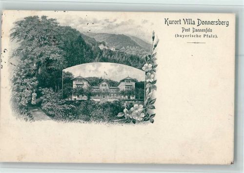 Waldhaus Donnersberg 1908 Kurort Villa Donnersberg Post Dannenfels