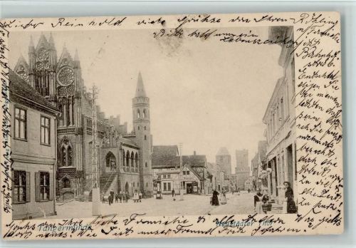 Tangermünde 1902 Neustädter Thor, - AK