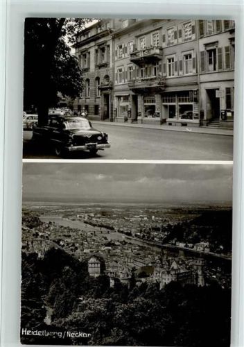 Heidelberg Ortsansicht Blick auf Heidelberg 2-Bildaufnahme