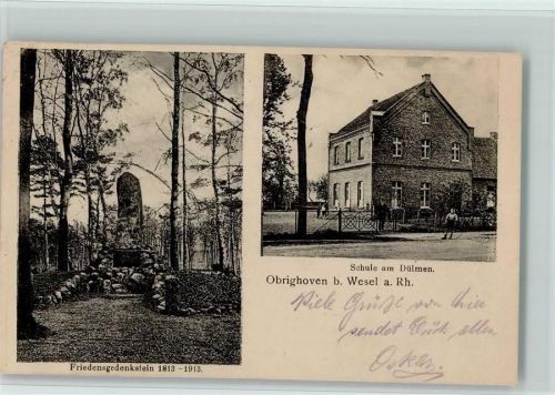 46483 W4230 Obrighoven - Schula am Dülmen Friedensgedenkstein 2-Bidlaufnahme