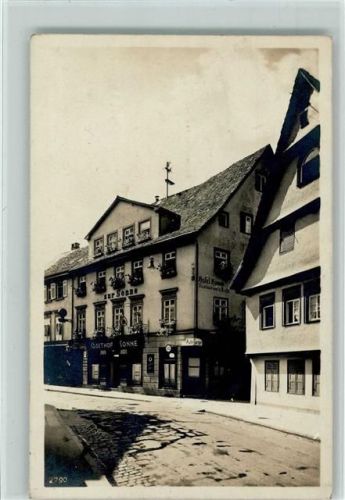Bad Wildbad 1931 Gasthof zur Sonne, gute Erhaltung AK