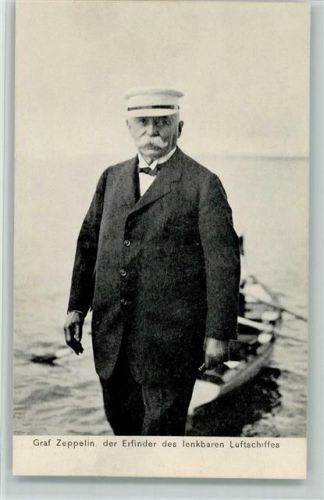 gute Erhaltung AK Zeppelin, F. Graf von