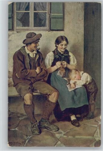 1926 Feierabend Verlag EAS Nr. 169 AK Stricken