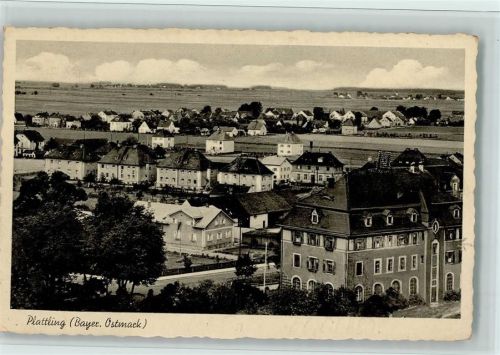 94447 W8350 Plattling 1942 - Teilansicht, gute Erhaltung AK
