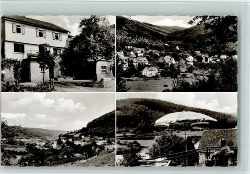 Langenthal 1962 Pension Braun -Daume , gute Erhaltung AK