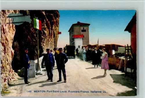 Menton Pont Saint Louis - Frontiere Franco Italienne