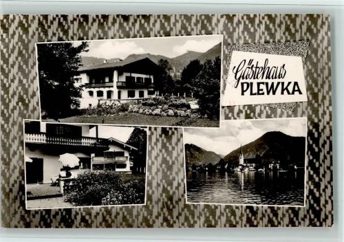 87549 W8977 Rottach , Allgäu Foto AK Gästehaus Plewka , sehr gute Erhaltung AK