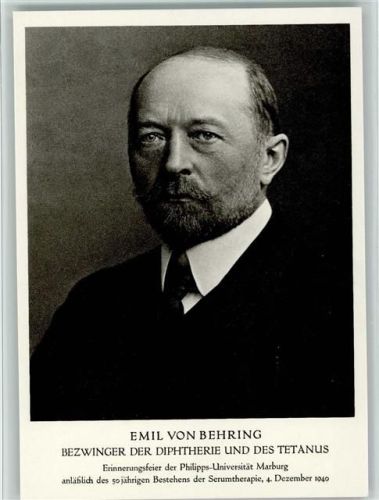 Sondermarken und Sonderstempel Emil von Behring - Verlag Heinrich hoffmann