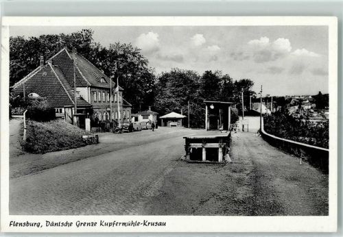 Flensburg Dänische Grenze Kupfermühle-Krusau