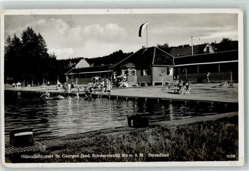 78112 W7742 St. Georgen im Schwarzwald Gebrauchsspuren Strandbad