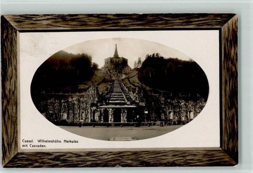Kassel 1915 Wilhelmshöhe Herkules mit Cascaden