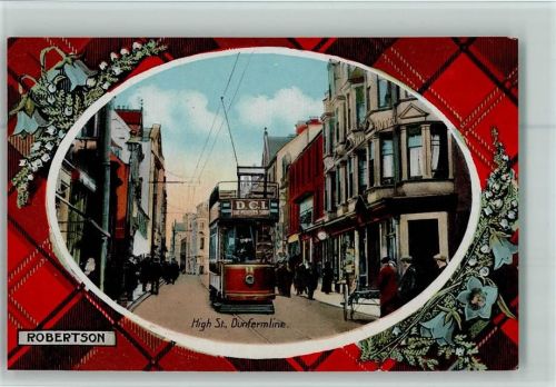 High St. - Tram - PPC Series Nr. 4543 AK Robertson - Schottland , good condition